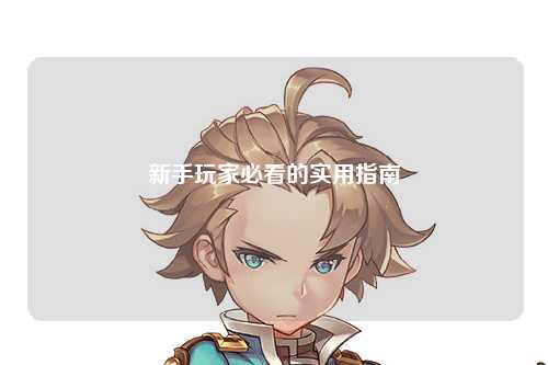 新手玩家必看的实用指南