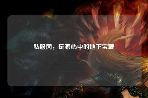 私服网，玩家心中的地下宝藏